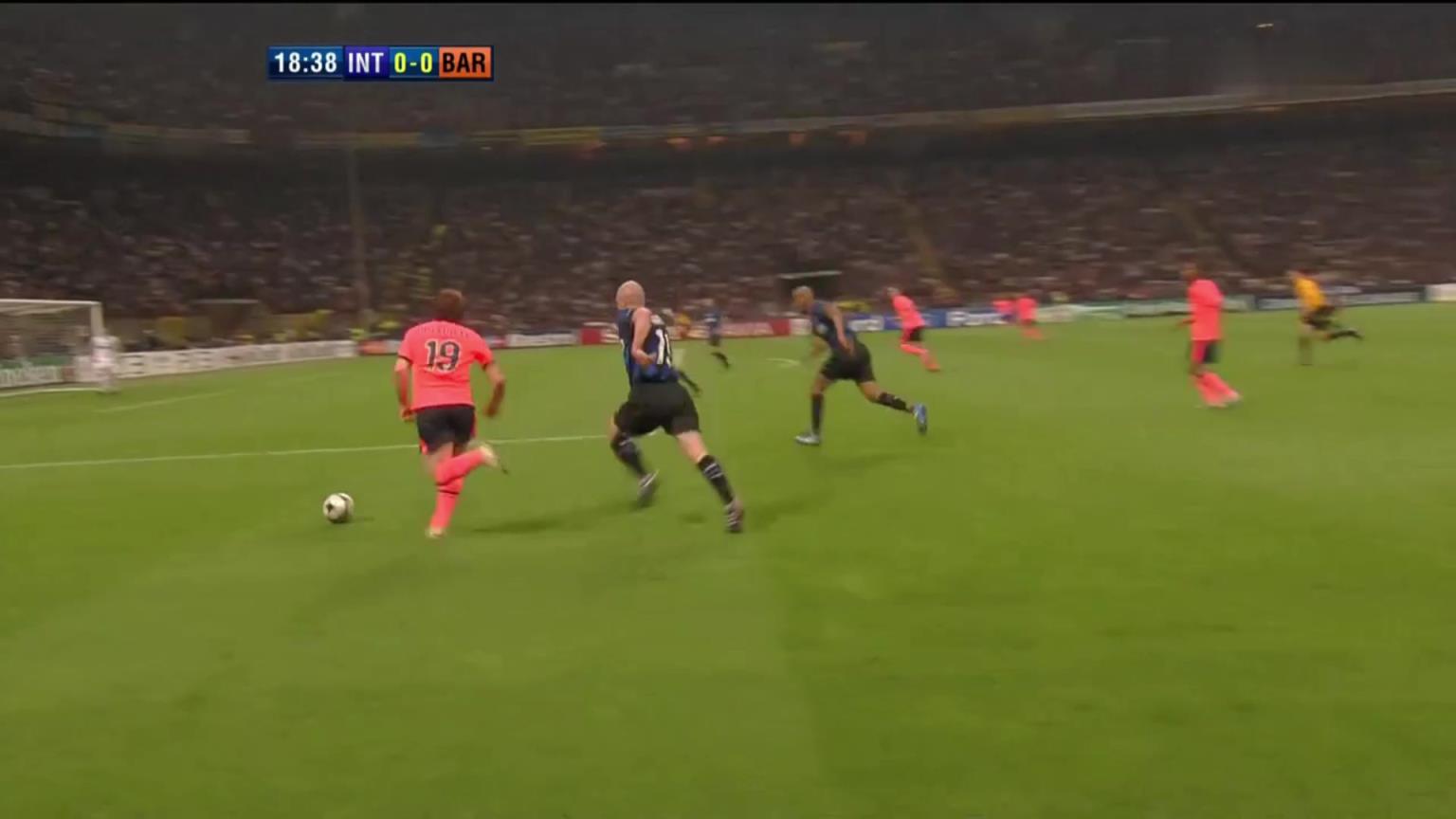 保卫地球战役！2010年欧冠经典，国米3-1掀翻巅峰巴萨！