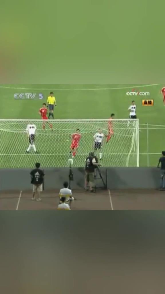 蒿俊闵小角度抽射破门！09年高洪波首秀国足1-1德国！