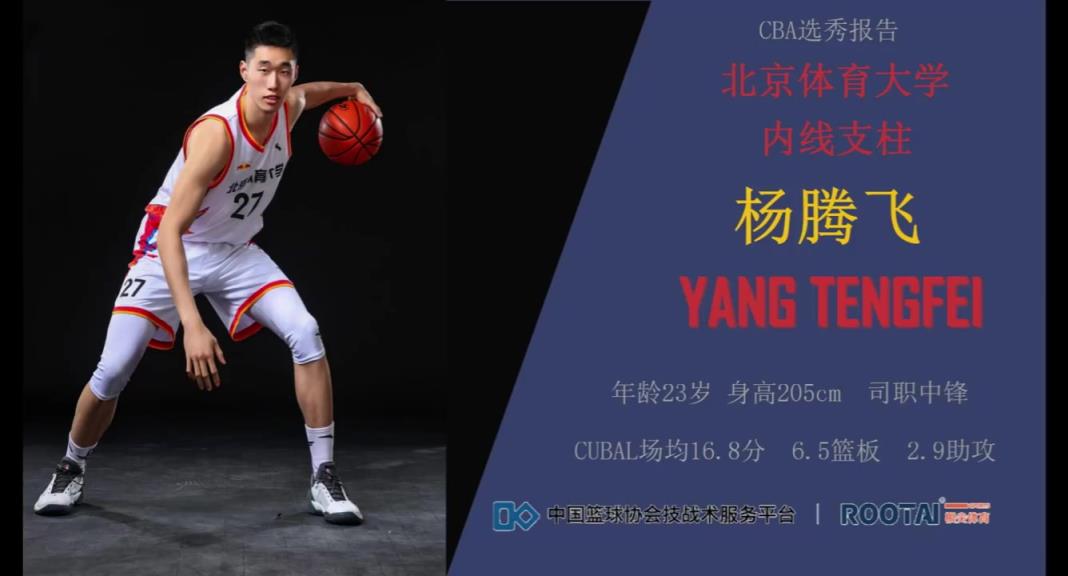 北體頭號球星！楊騰飛集錦：適合現(xiàn)代球風(fēng)的空間型內(nèi)線