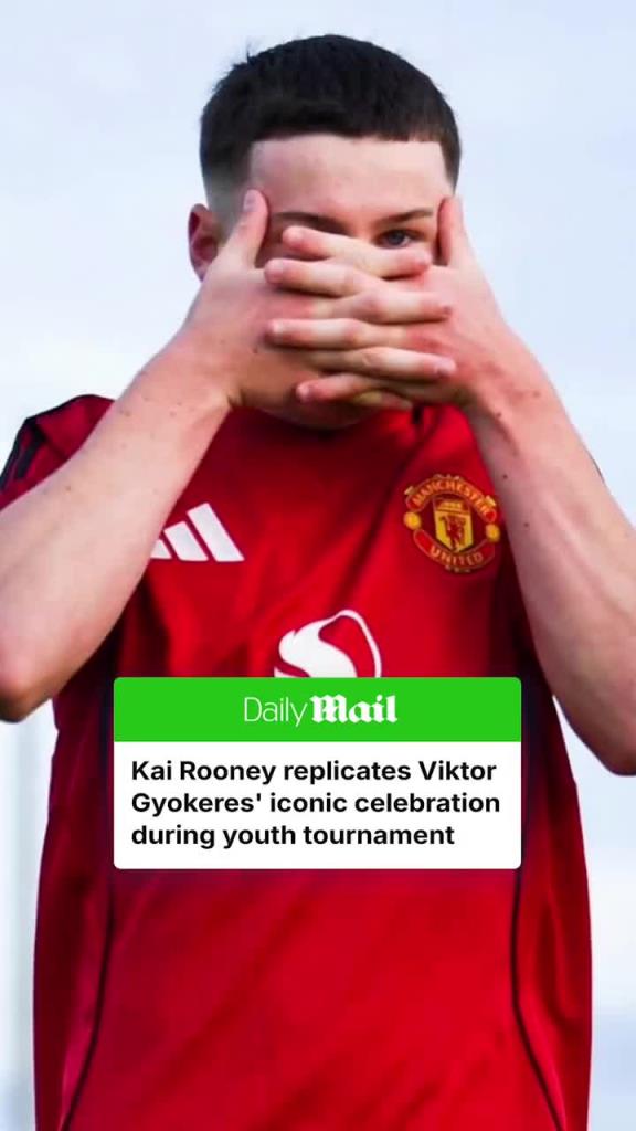 迷弟+1？鲁尼儿子在曼联U16进球后做出约克雷斯同款庆祝
