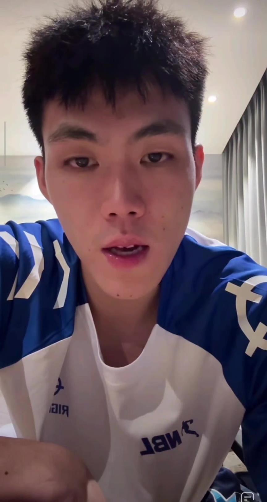 庞峥麟回应球迷：后面野球跟商业比赛接不了 打完NBL就要去报道