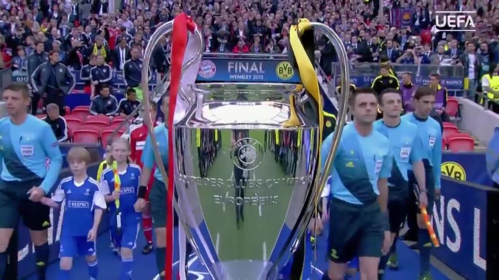 罗本读秒绝杀成就永恒经典！12/13赛季欧冠决赛拜仁2比1战胜多特