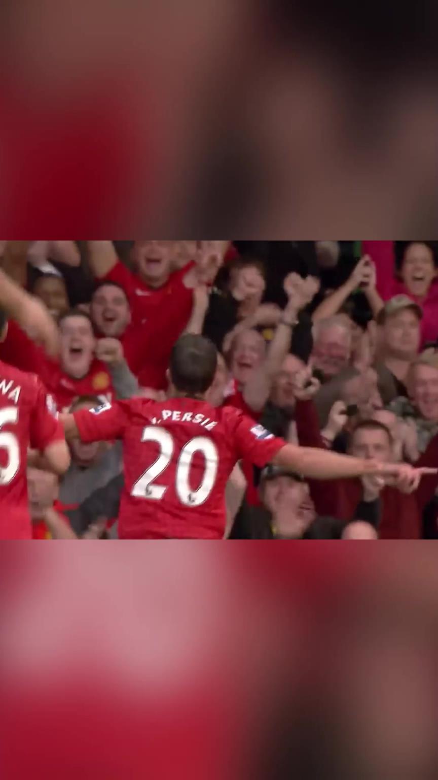 天生的终结者！范佩西曼联英超首球！不停球潇洒凌空斩！