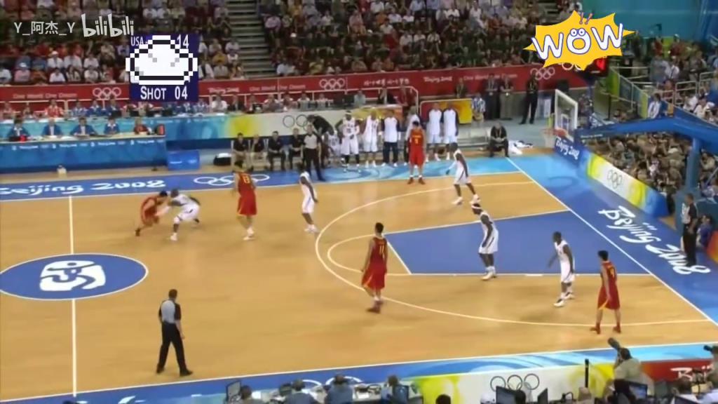 太暴力了！韦德北京奥运会首秀7中7轻取19分精彩集锦！