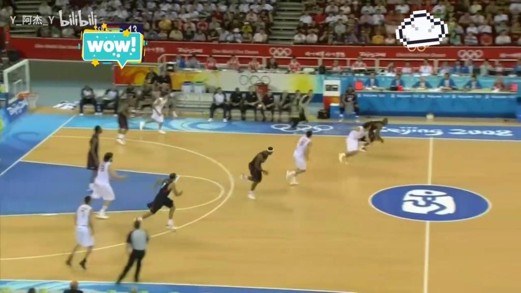 球场上凌波微步！韦德北京奥运G4对阵西班牙拿下16分集锦！