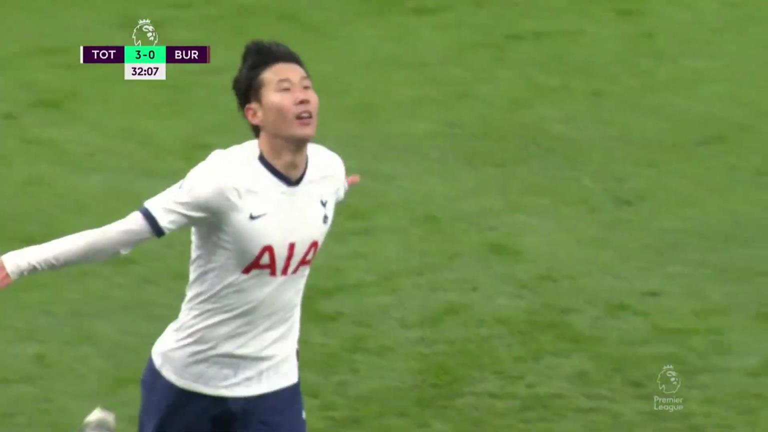 孙兴慜生涯最神进球！1V7狂奔80米一条龙破门！斩获普斯卡什！