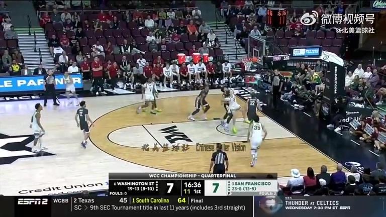 生涯首次两双！王俊杰昔日NCAA首发28分钟10分10板1帽