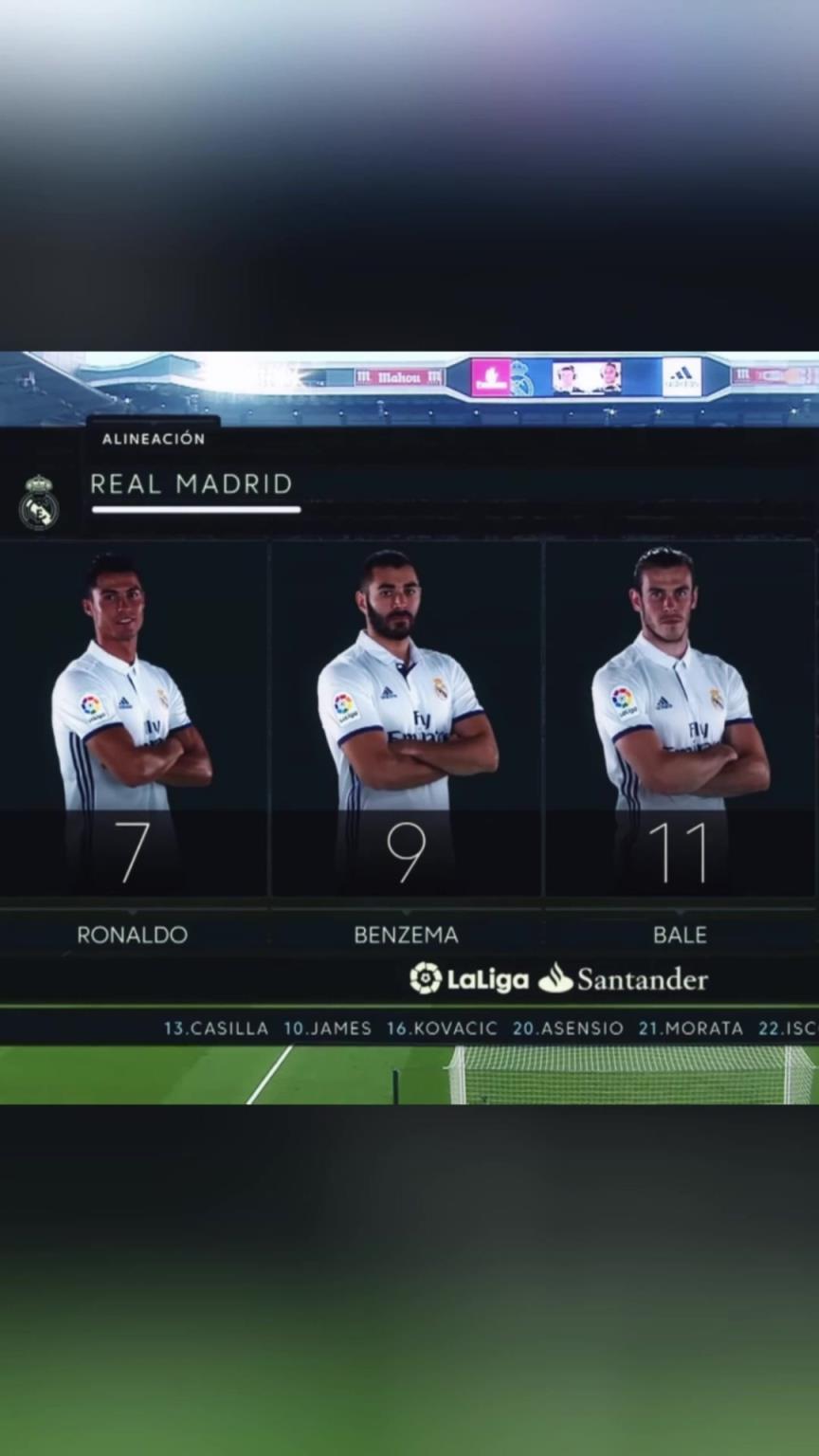 典礼三中场+BBC！皇马这套经典首发是你的的青春吗？