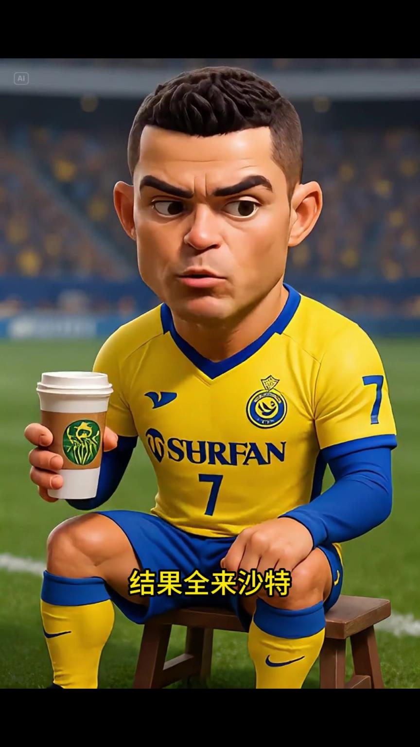 Q版C罗怒问努涅斯：我上早八！你们都说沙特不好结果都来沙特