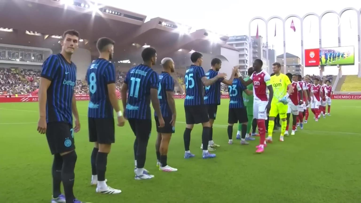 【集锦】友谊赛-恰20染红劳塔罗破门 十人国米2-1逆转摩纳哥