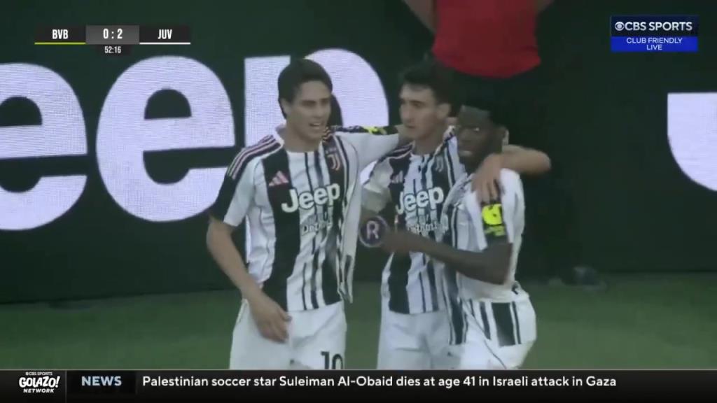 这球进的漂亮！坎比亚索小角度爆射破门梅开二度！