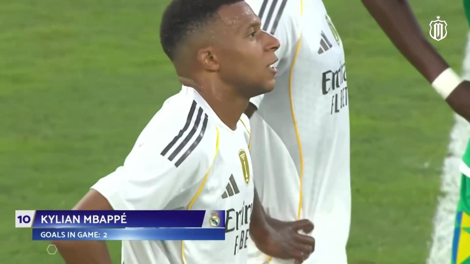 真强！琼阿梅尼直塞，姆巴佩单刀假射真扣过掉门将把球打进！