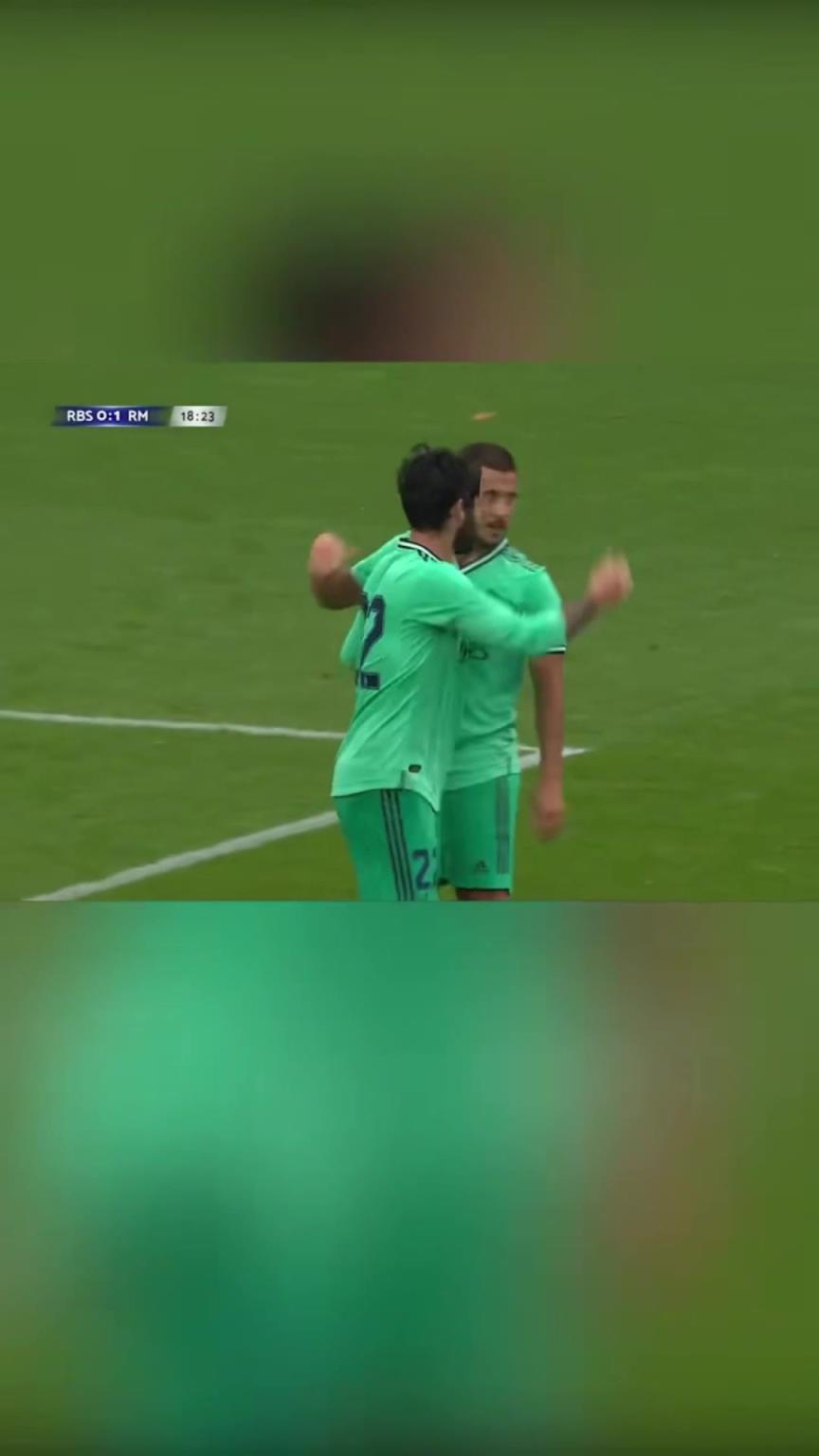 招牌反击+轰进世界波！回顾阿扎尔皇马首球！