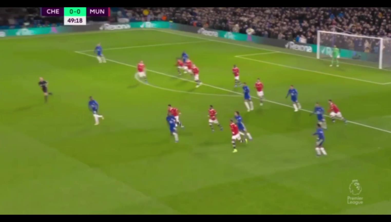 名场面！桑乔拉什福德二打一直面门将，拉什福德一直越位……