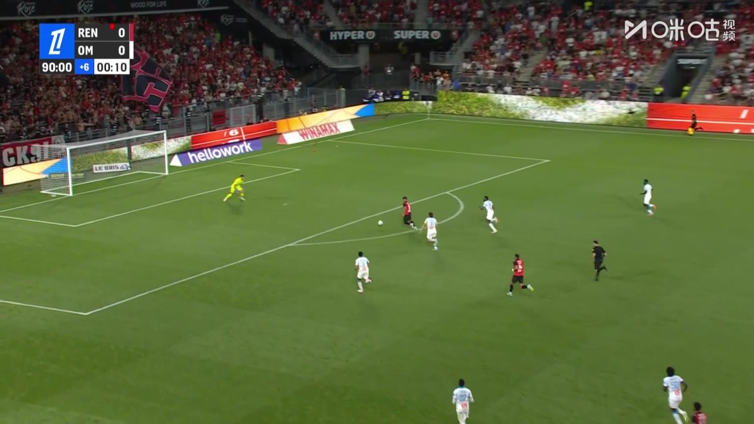 你敢信❗️法甲首轮 多打一人马赛遭对手91分钟绝杀