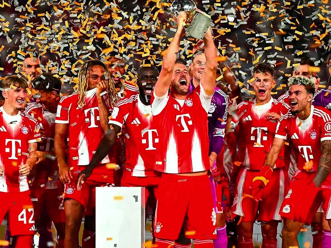 好起来了！拜仁夺得德超杯冠军，32岁凯恩收获职业生涯第二冠