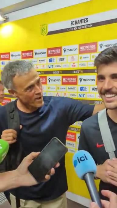 恩里克：小贝，你什么语言天赋？会说法语吗？