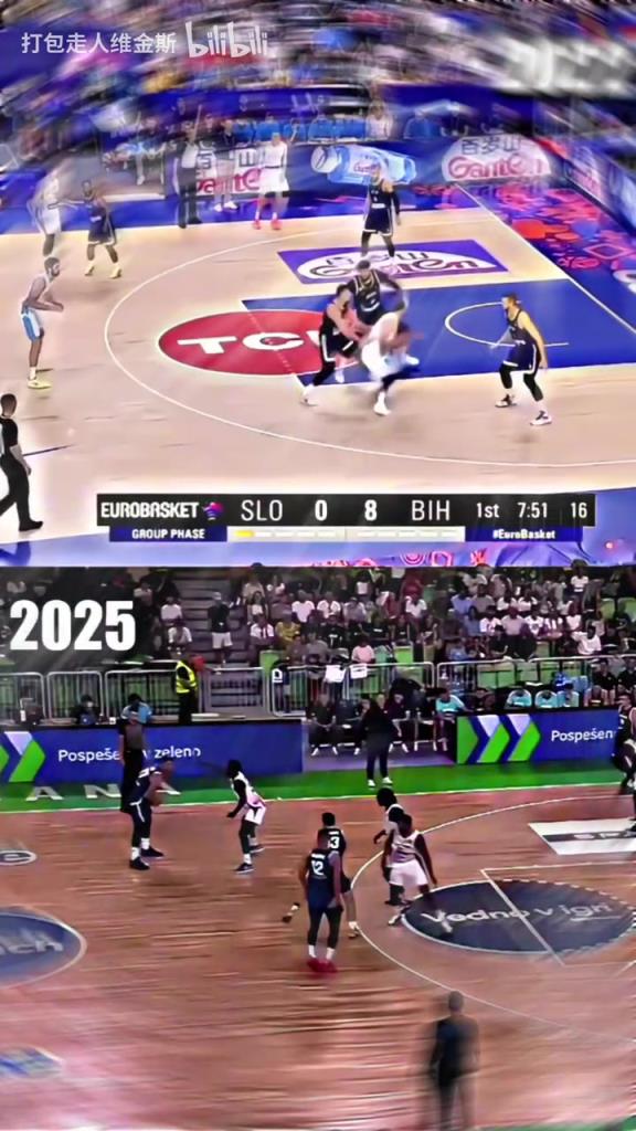 神奇卢卡！东契奇22年和25年背后长眼传球对比！哪一球更精彩？