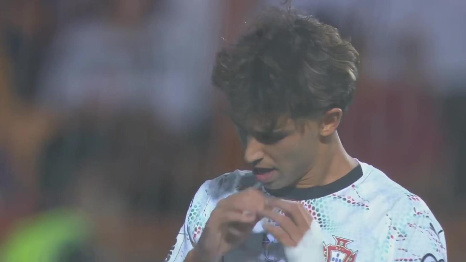 葡萄牙1-0领先！坎塞洛传中送助攻，菲利克斯头球破门